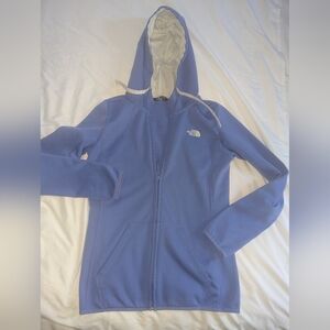 North Face Women's Small Full Zip Purple Long‎ Sleeve Hoodie Sweatshirt